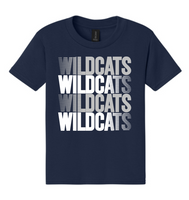 Wildcats Stacked TEE