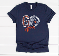 GO ASTROS Baseball Shirt