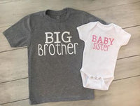 BIG Brother, BABY Sister sibling set.