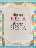 FIRST birthday fiesta bodysuit /shirt, Fiesta & Siesta, CINCO de Mayo, Taco party