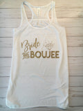 Bride and Boujee Tank, Bad And Boozie, Bachelorette Party Tank, Bride Tank, Bridal Party Tanks, Girls Night Out