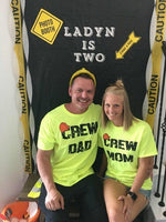 Construction Birthday Shirts, Family Construction Birthday Shirts, Mom Construction Shirt, Dad Construction Shirt