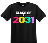 CLASS OF 2031 Shirt, Class of shirt, Watch Me Grow Shirt, Personalized First Day of School T shirt, Class of 2031, 2030, 2029 ETC