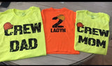 Construction Birthday Shirts, Family Construction Birthday Shirts, Mom Construction Shirt, Dad Construction Shirt