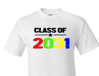 CLASS OF 2031 Shirt, Class of shirt, Watch Me Grow Shirt, Personalized First Day of School T shirt, Class of 2031, 2030, 2029 ETC