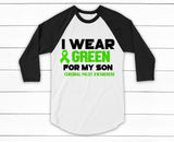 Cerebral Palsy Awareness Shirt, Family Cerebral Palsy Shirts, I wear GREEN for Cerebral Palsy Awareness, Special Needs Parent