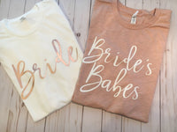 Brides Babes, Bridesmaid Shirts, Bachelorette Party shirts, Bridal Party Shirts, Getting Ready Shirt