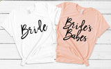 Brides Babes, Bridesmaid Shirts, Bachelorette Party shirts, Bridal Party Shirts, Getting Ready Shirt