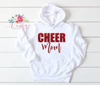 CHEER MOM Hoodie, Cheerleader, Cheer Mom Sweatshirt, CHEER