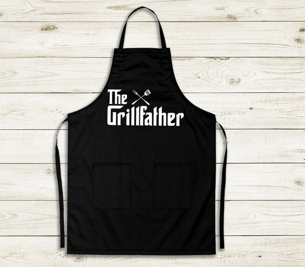 The Grillfather Apron, Father's Day Apron, Gift for him