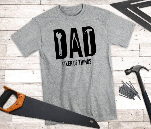 DAD.. Fixer of things. Funny Dad SHIRT.