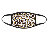 Leopard Print Face Mask, Womens Face Mask