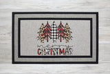 Christmas Doormat, Front Door Mat, Seasonal Doormat, Outdoor Christmas Decor.