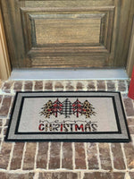 Christmas Doormat, Front Door Mat, Seasonal Doormat, Outdoor Christmas Decor.