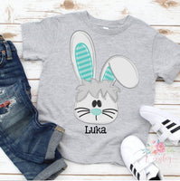 Easter Bunny Shirt, Kids Easter Shirt, Personalized bunny shirt