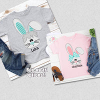 Easter Bunny Shirt, Kids Easter Shirt, Personalized bunny shirt