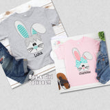 Easter Bunny Shirt, Kids Easter Shirt, Personalized bunny shirt