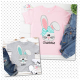 Easter Bunny Shirt, Kids Easter Shirt, Personalized bunny shirt