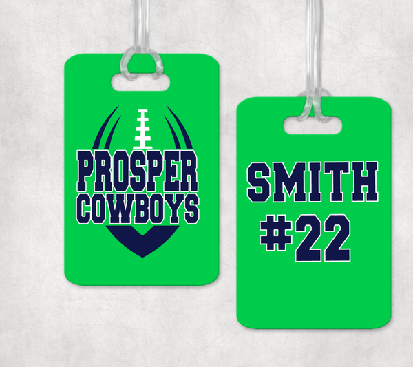 PROSPER COWBOYS BAG TAGS